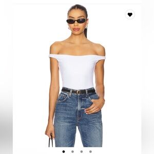 Susana Monaco Off Shoulder Top in White